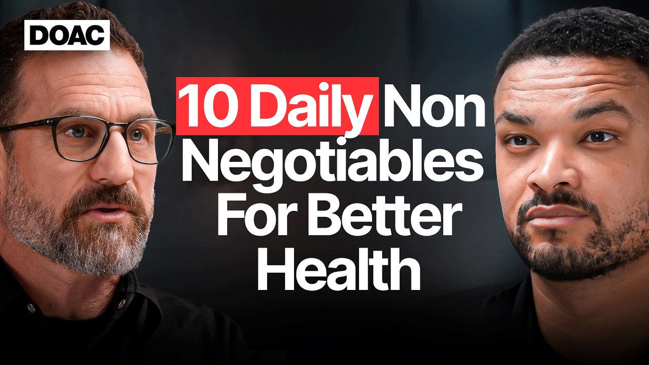 Andrew Huberman: My Exact Routine To Optimize Brain & Body, I Do All Of These Every Day!