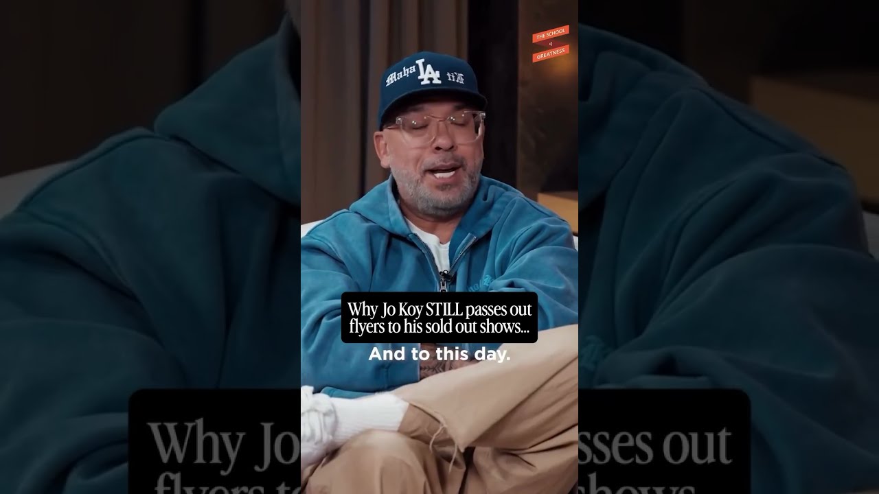Why Jo Koy STILL passes out flyers to his sold out shows...