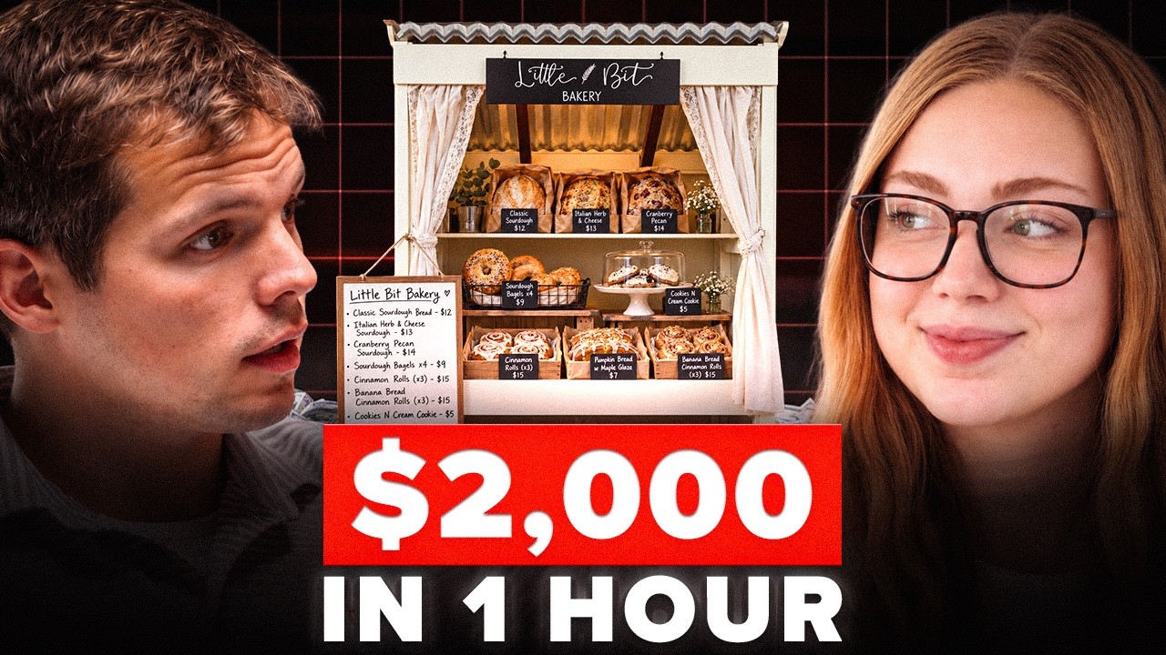 She Makes $2K Every Saturday From Her Parents' Front Porch