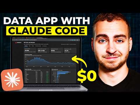 I Built a Real Data App with Claude Code (and It Cost $0)