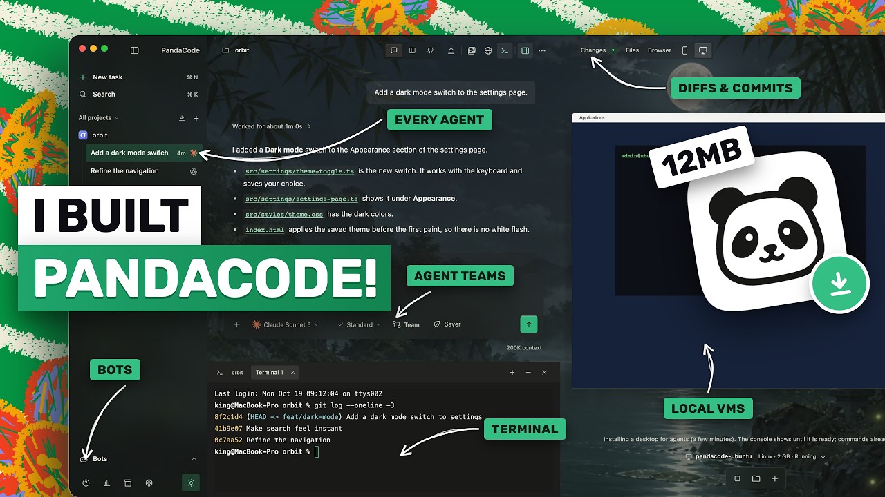 I built the fastest & lightest AI coding agent GUI - 12MB, 4X FASTER, Fully Opensource!